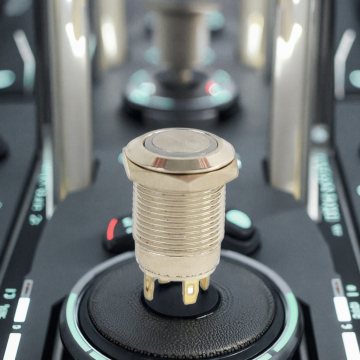 25mm Waterproof LED Latching Power Start Switch