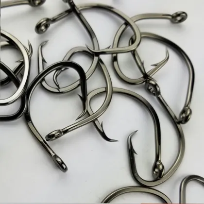 High Carbon Jig Fishing Hooks - TUNA Hook Top Selling 1/0 to 16/0 Barbed Tunahook For Ami Pesca Mare Inox Anzuelo Por Mayor