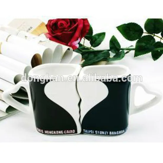 ceramic couple mug set
