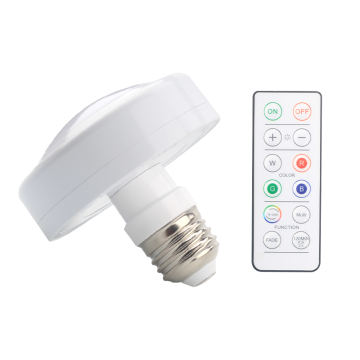 16 Color E26 Smart Bulb - Minimalist Indoor Night Light with Remote Control