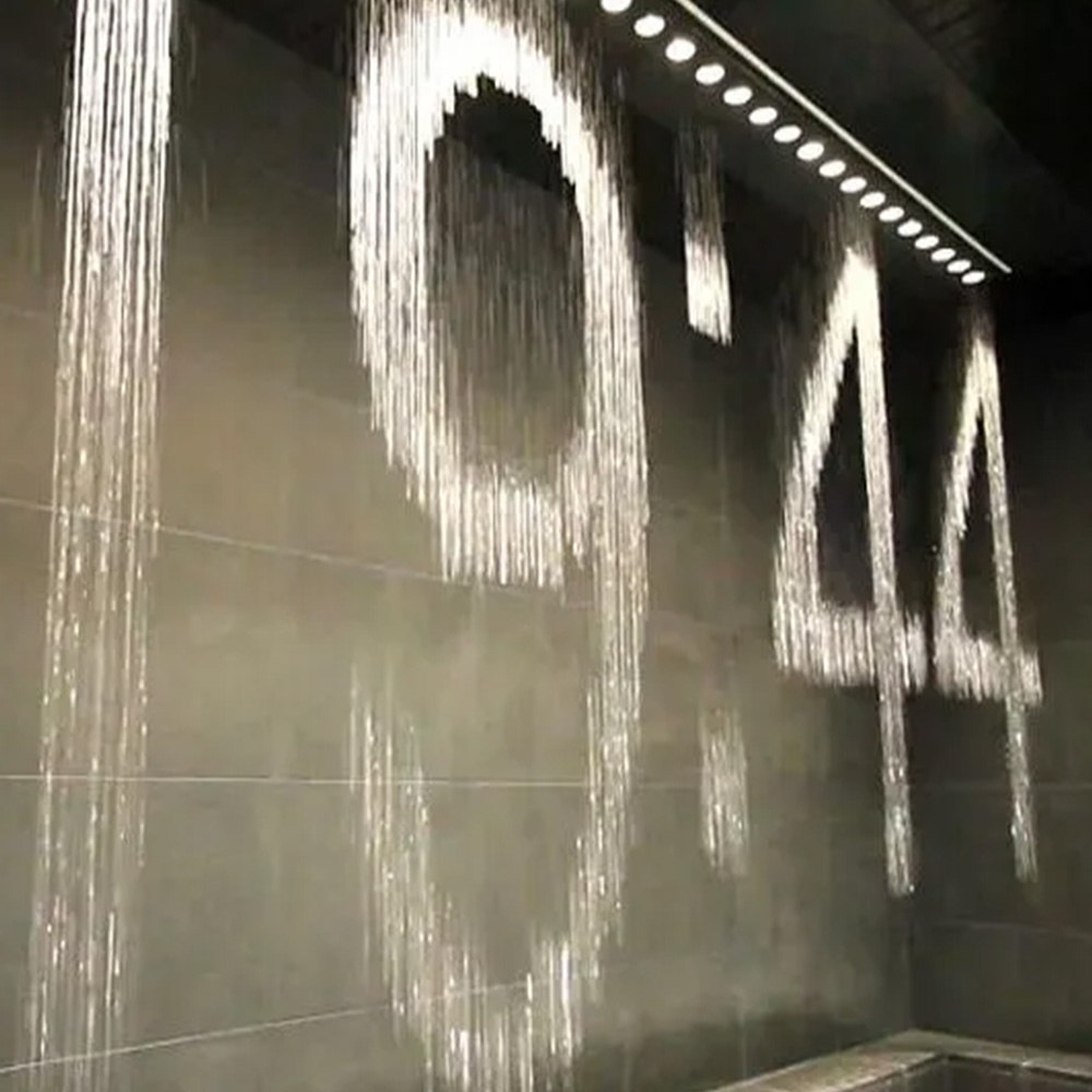 Cachoeira digital para uso em lobby, praça e jardim