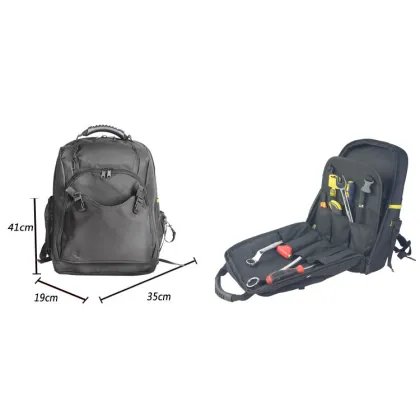 Professional 1680D Tool Bag: Large Capacity Tools Backpack