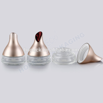 cone shape glass cream jar 60g