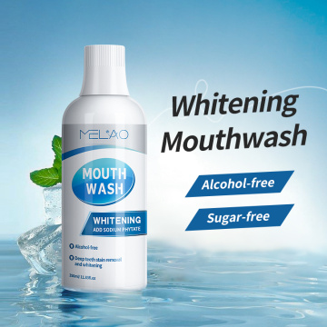 Pemutihan gigi total penjagaan antikaviti fluoride mouthwash