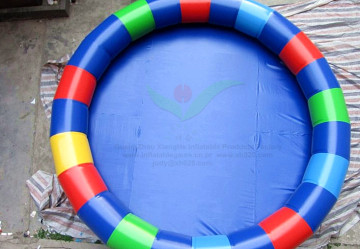Circular rainbow color pool summer exciting games