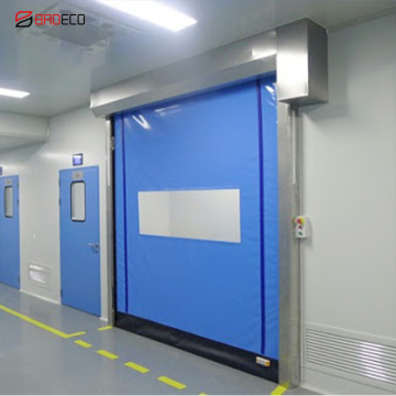 Automatic Plastic High Speed Fabric Rapid Rolling Shutter Doors