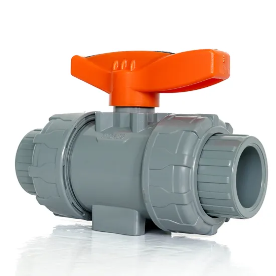 Factory Outlet: High-Quality DN15-32 Double Union Ball Valves in UPVC, CPVC, and PVDF for Industrial Dosing Systems