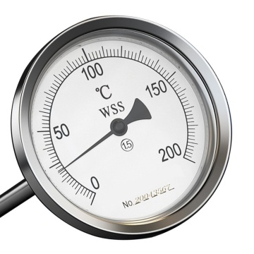 Pointer Bimetal Thermometer 0-100 ° C Grade 1.6