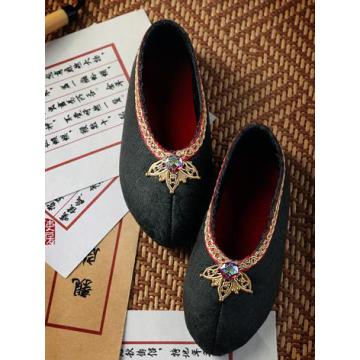 Male Brocade Ancient Chinese Shoes SH118071 for 70CM