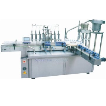 SFG8/2 Automatic 8 Nozzles Plunger Pump Filling, 2 Heads Capping Combination Machine