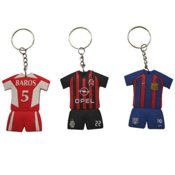 Multicolored Embossed Unique Silicone Keychains, Logo Customized Key Chains For Gift