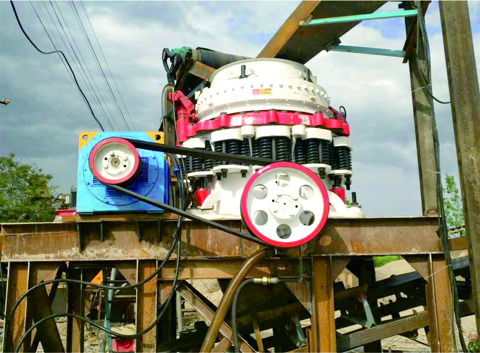 Compound Spring Cone Crusher in Use