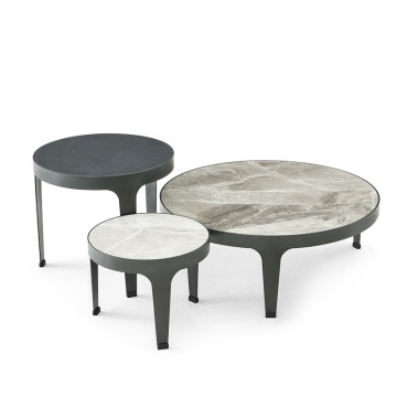 New design rock plate coffee table
