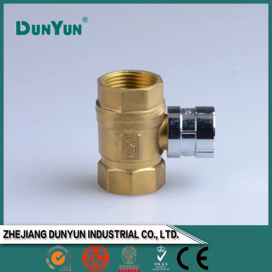 Manufacturer magnetic brass lockable ball valve