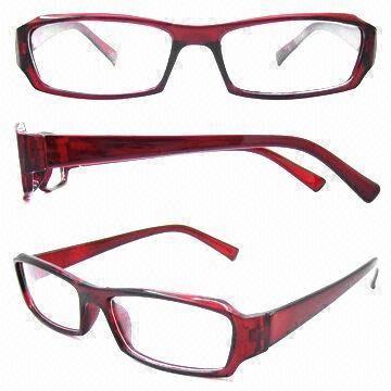 Reading Glasses with Plastic Frame and Temple, Available in Various Colors