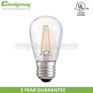 UL listed S14 E26 led filament bulb 2W 4W 6W 8W dimmable led edison bulb dimmable