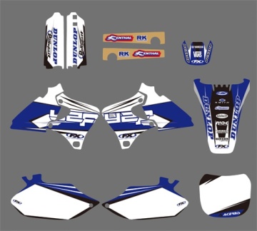 0013 Yamaha GRAPHICS&BACKGROUNDS DECALS STICKERS Kits for 4 STROKES YZ250F YZ400F YZ426F YZF 1999 2000 2001 2002