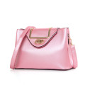 Cute girl bright color 3pcs set leather bag