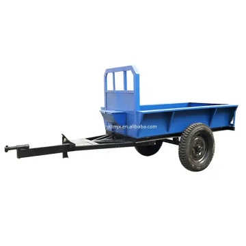 High Performance Single Axle Trailer voor boerderijtransportapparatuur