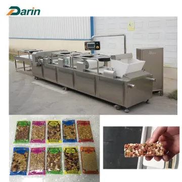 PEANUT AND SESAME BRITTLE CUTTING LINE