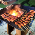 Wood Burning outdoor metal corten steel bbq