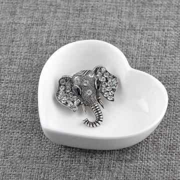 Wholesale Fashion Accessory Elephant Rhinestone Brooch Pin Fashion Vintage Elephant Rhinestone Brooch