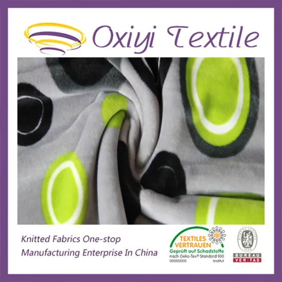 The warp knitting spandex super soft fabrics of winter pajamas