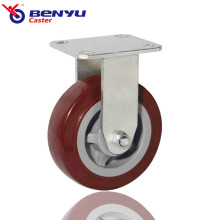 Quiently Running 5 Inch Rigid Polyurethane TPU Casters