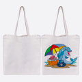 Printed Reusable Linen Grocery Tote Bags