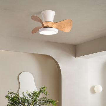 Variable Frequency Mini Ultra-Thin Ceiling Fan Light for Bedroom
