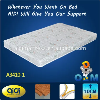 Cheap coco nut with zip mattress