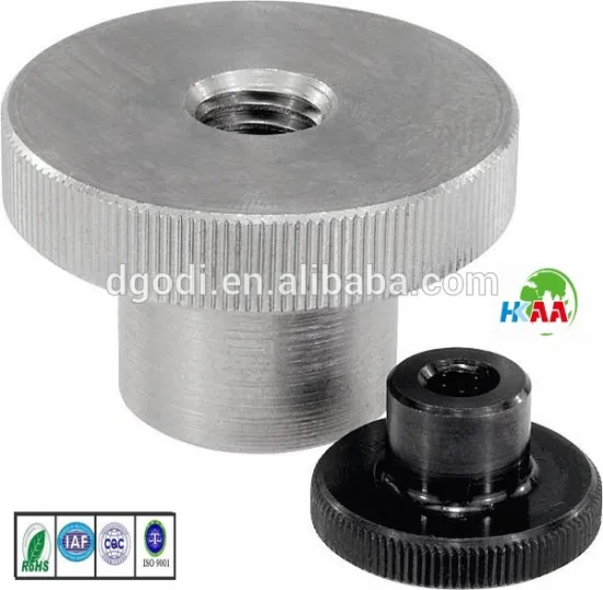 Straight Knurled Knob PF11-M3-0-CN Captive Screw Panel Fasteners For PC Board