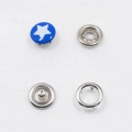 Metall Prong Snap Buttons Messing Runde