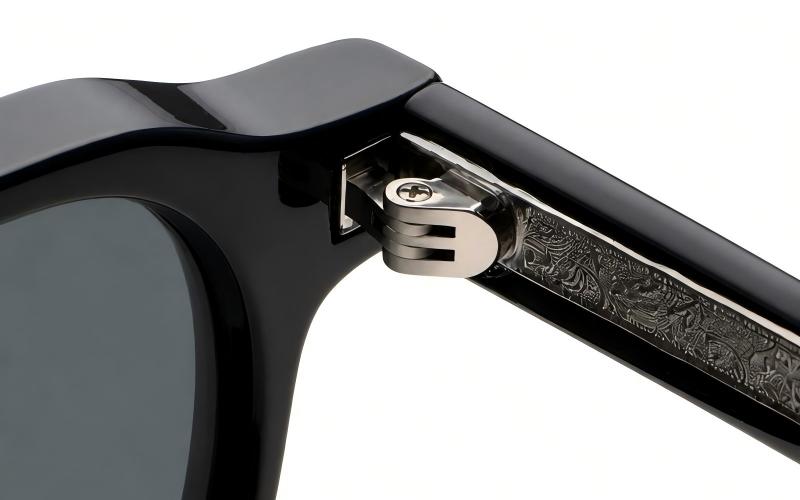 Mellume Classic Retro PC+CP UV400 Polorized Sunglasses ME2131-hinge