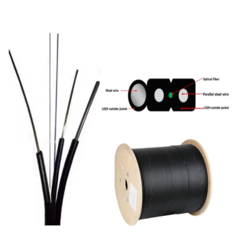 FTTH Fiber Optic Drop Cable: 1/2/4 Core GJYXFCH G657A1/G657A2/G652D Εσωτερικός/Εξωτερικός Κατασκευαστής