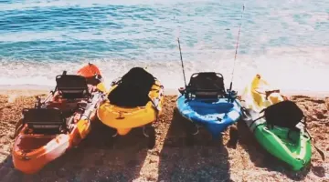 2.6M LLDPE Sit-on-Top Kayak for River Fishing