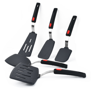 S/S430 & Silicone Kitchen Accessories - Non-Stick Utensil Set for Cooking