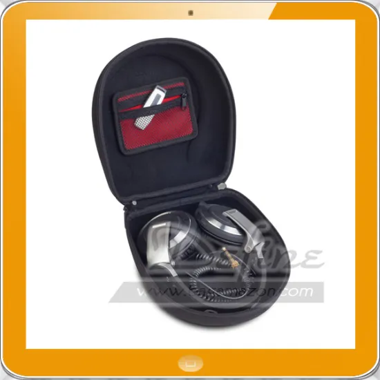Shockproof EVA Storage Bag Headphone Eva Case with Heavy Duty Handle