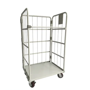 Galvanized Metal Logistic Roll Trolley