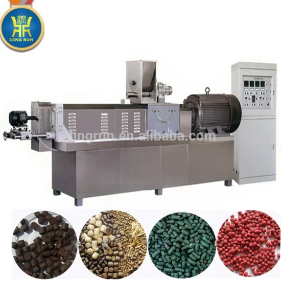 Aquaculture fish feed processing machine