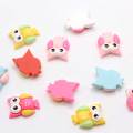 Hot Selling Cute Mini Colorful Resin Owl Shape 100pcs Flatback Charms 100pcs Pretty Cheap Loose Cabochons for DIY Stickers