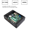 PC Mini Perindustrian Tanpa Fan dengan Rs232