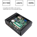 Mini PC industriale senza fan con rs232