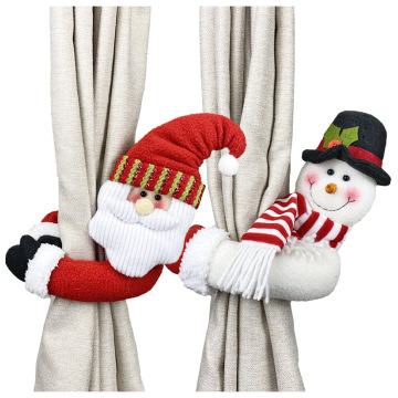 New Christmas Cartoon Doll Curtain Buckle Window Decoration Christmas Gift Home Decors curtain tieback Accessories Holders