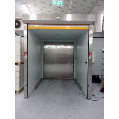 I-Industrial Automatic PVC Yokuqhaqhazela I-Zipper Cold Room Door