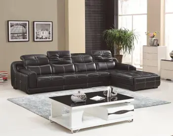 New Arrival L Shape Leather Sofa, Modern Living Room Sofa