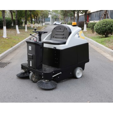 Potente barredora eléctrica para limpieza comercial