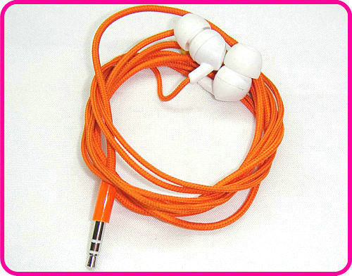 Thin Braided Cable Waterproof Earphones, 3.5mm Stereo Waterproof Earphones Ydt206