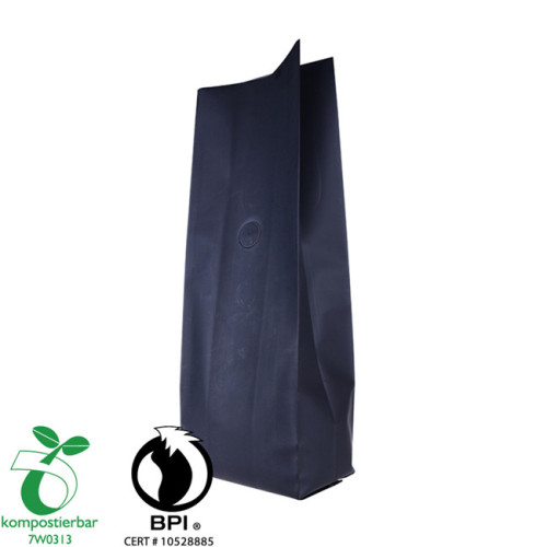 Sac à cravate de café compostable de 1 kg avec logo d&#39;impression