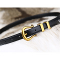 Classic Black Leather Belt Versatile and Stylish Accessory